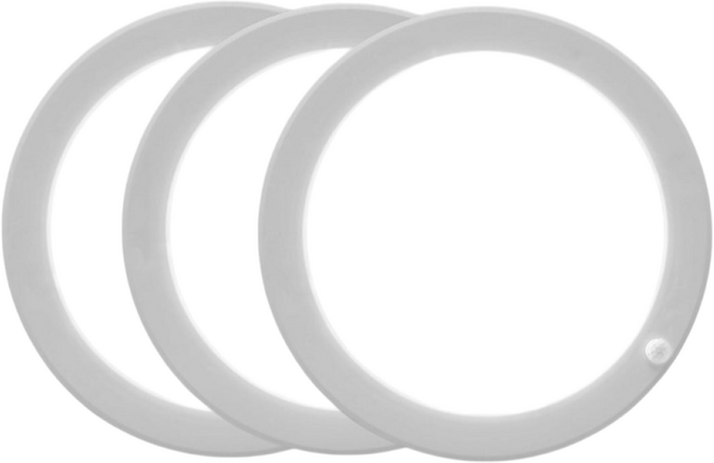 아이온 AS2년 8인치 원형 센서등 21W 아주밝음 현관등 계단등 복도등 6500K, 3개, 주광색