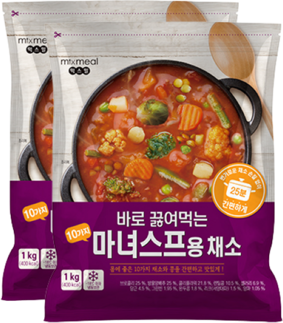 [믹스밀] 바로 끓여먹는 마녀스프용채소, 2개, 1kg