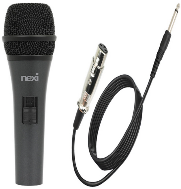 고성능 고감도 다이나믹 마이크 유선 케이블 5M 지향성 보컬 공연 행사 노래방 엠프 믹서 버스킹 강의용