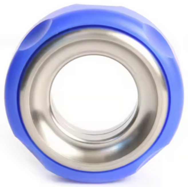 성인용 기계식 피젯 링 - 불안 ADHD 및 자폐증 감각 피젯 장난감용 EDC 래칫 스피너, 1개, 파란색