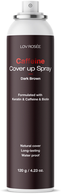 로브로제 카페인 흑채스프레이 120g, 1개, DarkBrown