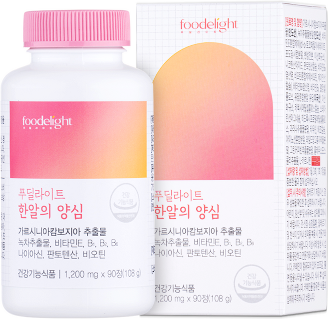 푸딜라이트 한알의 양심 1 200mg, 2개, 90정