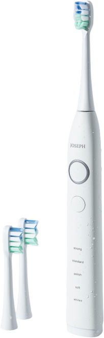 조셉드림 플라그제로 바스법 음파 전동칫솔 세트, 1세트, 그레이, JD-ET-01WG
