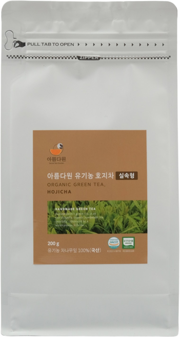 아름다원 유기농 호지차 실속형, 1개, 1개입, 200g
