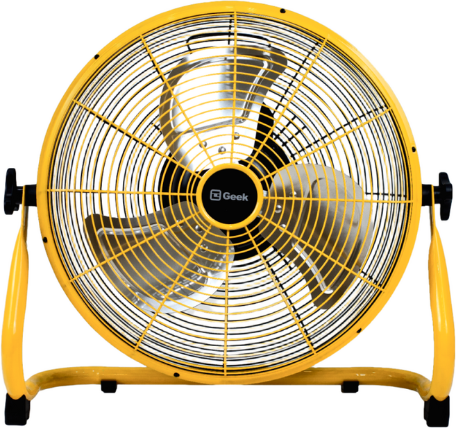 Geek 캠핑용 낚시용 야외용 선풍기 써큘레이터 무선 캠핑용 휴대용 16인치, 기본 배터리