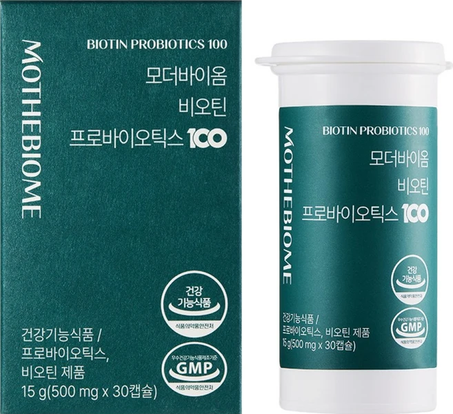 프랑스산 고함량 비오틴 100억 프로바이오틱스 모더바이옴, 1개, 30정 - 쿠팡