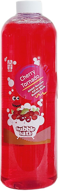 숲바른 버블바스 체리토네이도, 1L, 1개