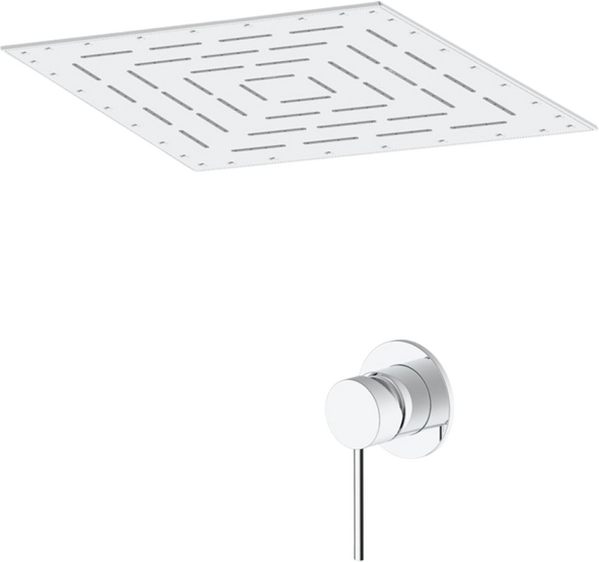 폰타나 벽매립형 욕실 해바라기 레인 욕조 샤워기 수전 에르사 TF-L5817D-CR 크롬, 1개