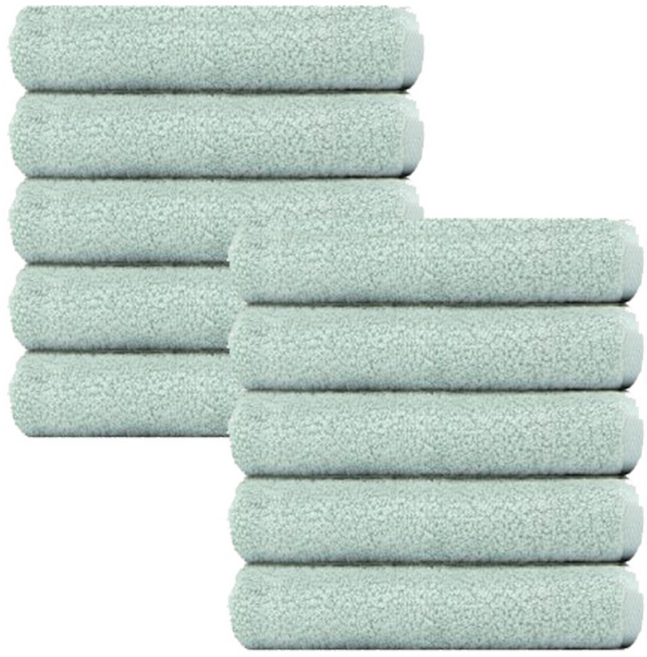 송월타올 30수 130g 파스텔컬러 심플호텔무지, 1개, 연두 10장