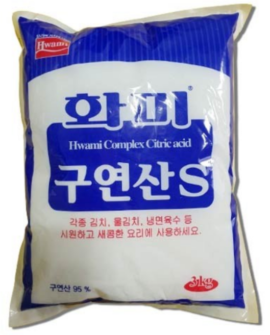 [화미] 구연산S, 3kg, 2개
