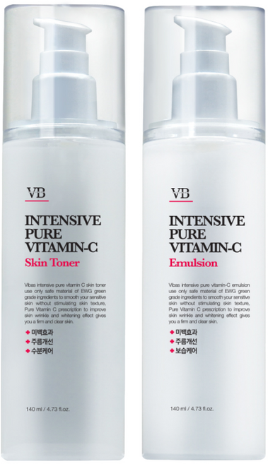 비바스 인텐시브 퓨어비타민C 스킨토너 + 에멀전 세트, 1세트