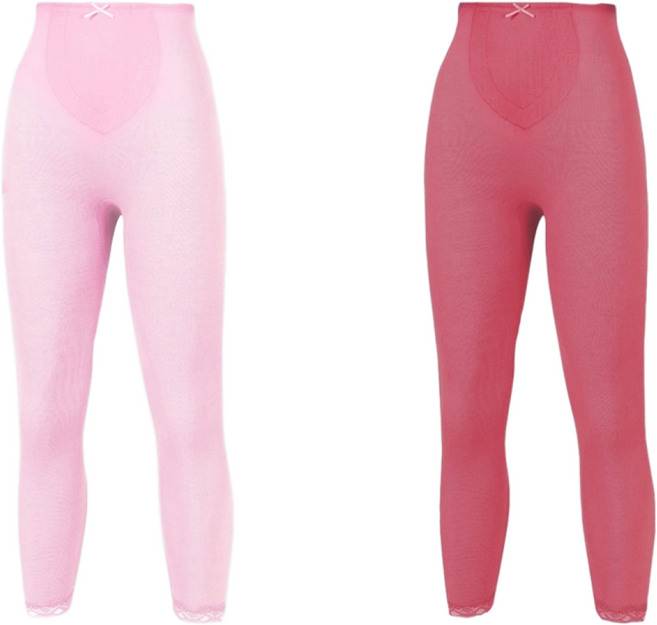 트라이 여자 내복바지 9부하 순면 엄마 할머니 간절기 내의 g01