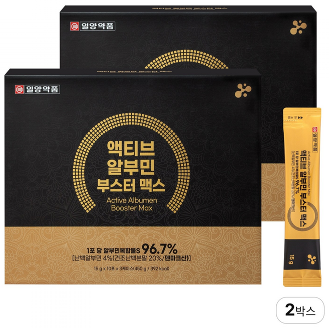 일양약품 액티브 알부민 부스터 맥스, 60개, 15g