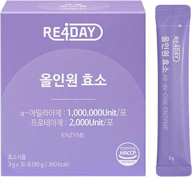 리포데이 올인원 효소, 90g, 1개