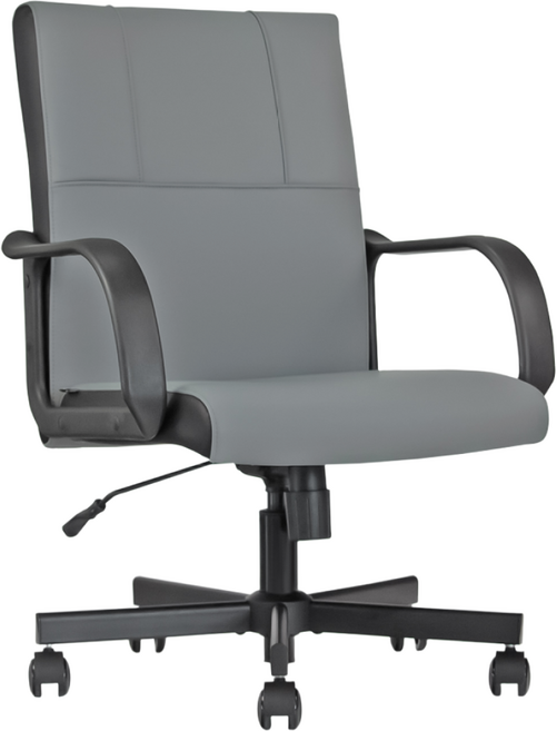 일본정품브랜드 OFFICE . STAR RULE 사무용 의자 회의실용 학생용 컴퓨터 메쉬 체어 PU, 회색