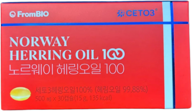 노르웨이 헤링오일 100% 오메가11 해링오일 캡슐 OMEGA11, 1세트, 30회분