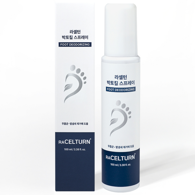 라셀턴 박토킬 발 스프레이 발냄새 악취 제거, 1개, 100ml, 1개입