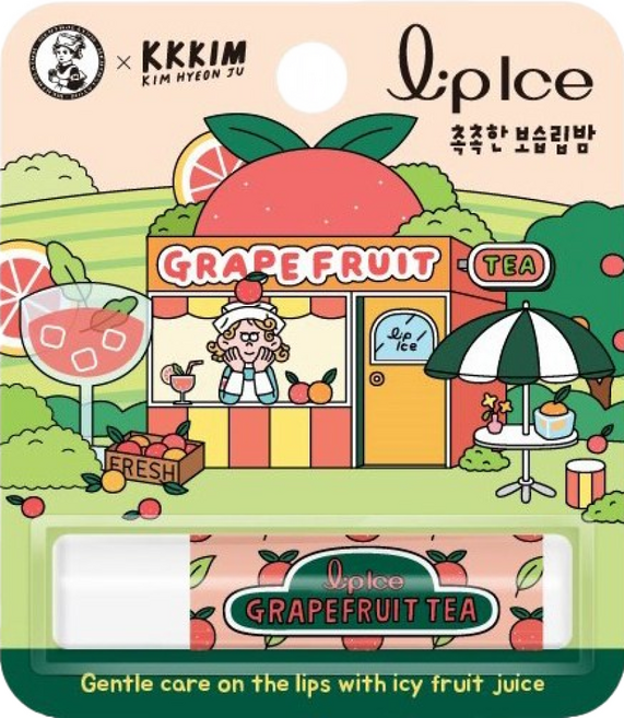 멘소래담 립밤 립아이스 그레이프프루트 자몽 티 맨소래담 립케어, 3.5g, 1개