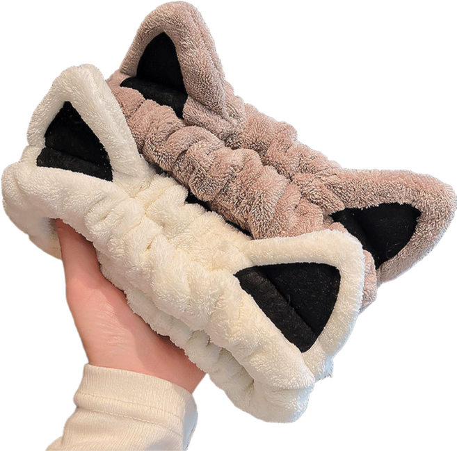 슈페르바 세안용 고양이 두툼한 헤어밴드 2개세트, 1개