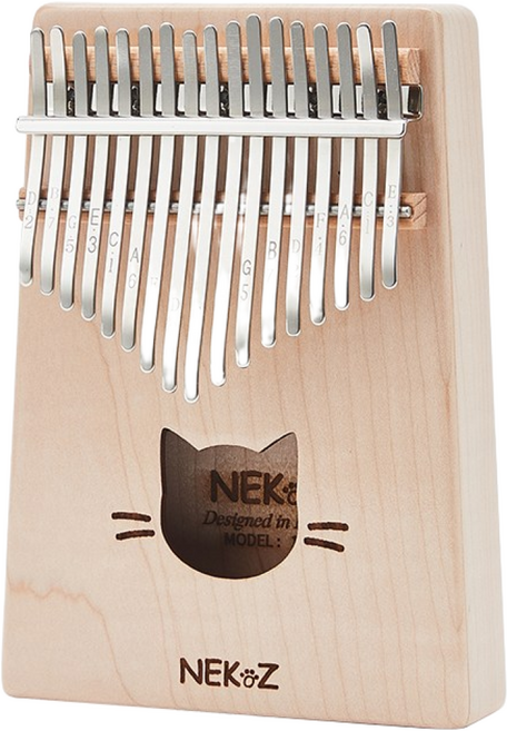 네코즈 칼림바 17P 메이플 17키 원목, 1개