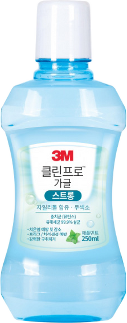 3M 클린프로 스트롱 가글 구강청결제 250ml (24EA), 24개