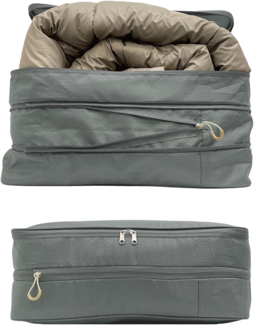 코지앤코 이불 압축 파우치 압축팩 2.0 차콜그레이, 1개, XXL_차콜그레이, 1개입