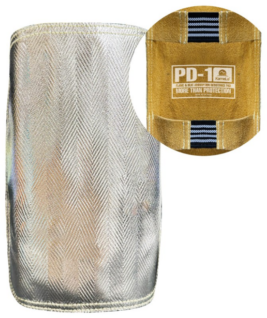 카멜로 알루미늄 금속 아라미드 용접 장갑 패드 PD-1 (1개), 1개