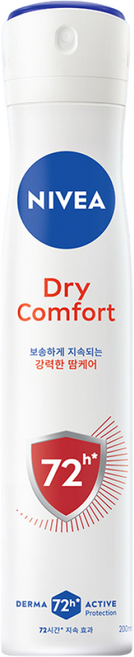 니베아 드라이콤포트 데오드란트 스프레이, 1개, 200ml