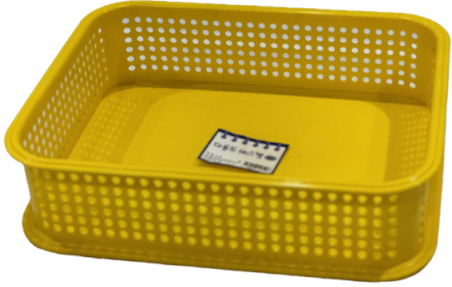 나코 다용도바스켓 정리함 사각그물 플라스틱 수납함 정리 소쿠리 바구니, 1개