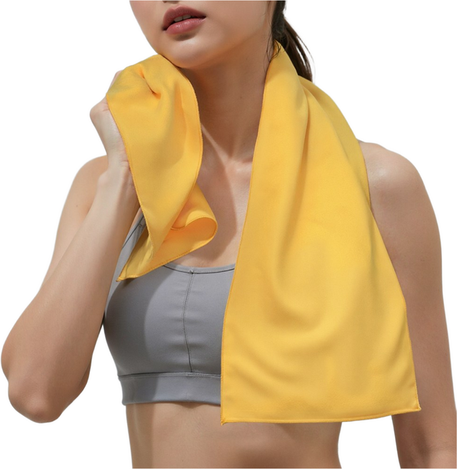 힐포 항균 스웨이드 미니 스포츠타올 60x20cm(3P), 3개, 카키