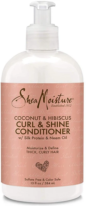 시어모이스처 코코넛 & 히비스커스 컬 & 샤인 컨디셔너, 384ml, 1개 - 쿠팡
