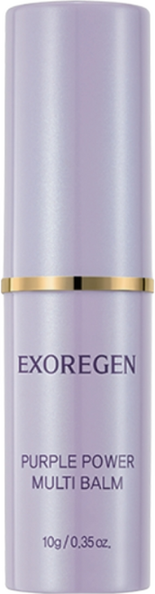 엑소좀 퍼플파워 멀티밤 10g 미백 주름지우개 광채 물광, 1개