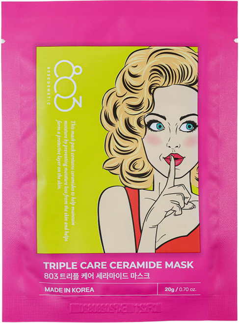 803 트리플 케어 세라마이드 마스크팩, 1개, 10개입