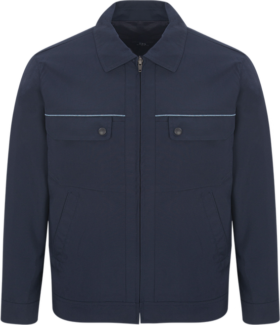 지벤 작업복 ZB-J1303 봄 여름 가을 현장 공장 단체 작업복 근무복 점퍼 상의, 1개, 네이비