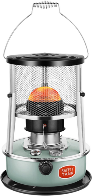 캠핑왕국 캠핑 난로 미니 등유 석유 캠핑용 히터, DMY-001, 1개, Blue