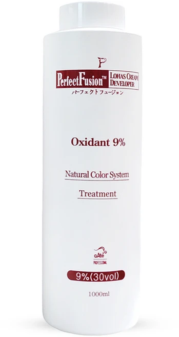 본 퍼펙트퓨전 로하스 컬러 크림 산화제 9% 1000ml, 1개 - 쿠팡