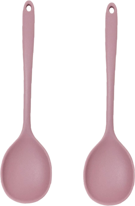 1+1 이태리 am 통 실리콘 와이드 볶음주걱 요리스푼 열탕소독 스패츄라 뒤집개 13715, 2개