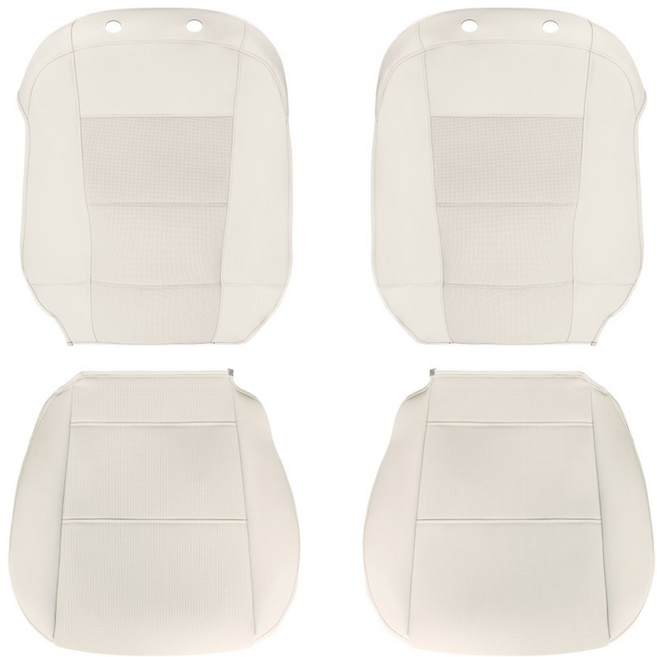 루젠 아이오닉 9 시트커버 차량용 등쿠션 방석 1열, 1세트, 크리미베이지