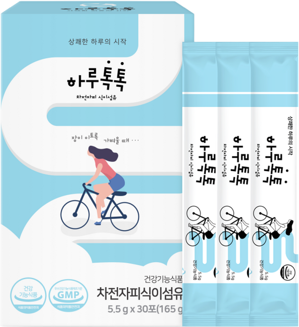 하루톡톡 차전자피 식이섬유 30포, 5.5g, 30개