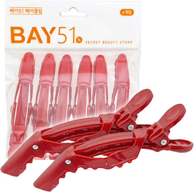 티라노 쪼야 썬클립, 레드, 6개