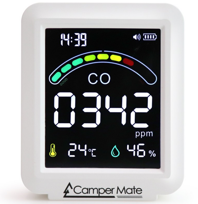 캠퍼메이트NEO 일산화탄소 경보기 측정기 감지기 차박, 화이트, 1개