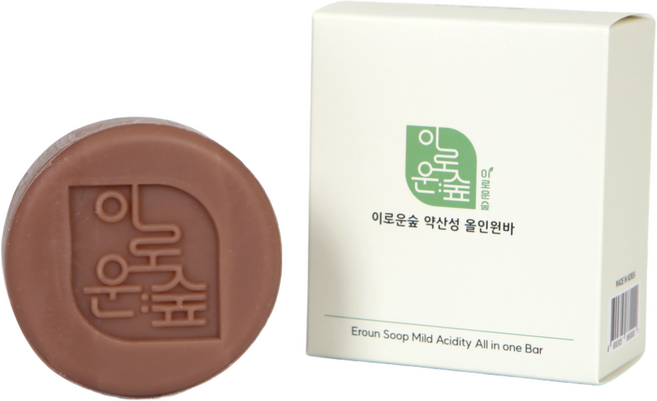 이로운숲 약산성 올인원바 / FACE l BODY l HAIR, 1개입, 120g