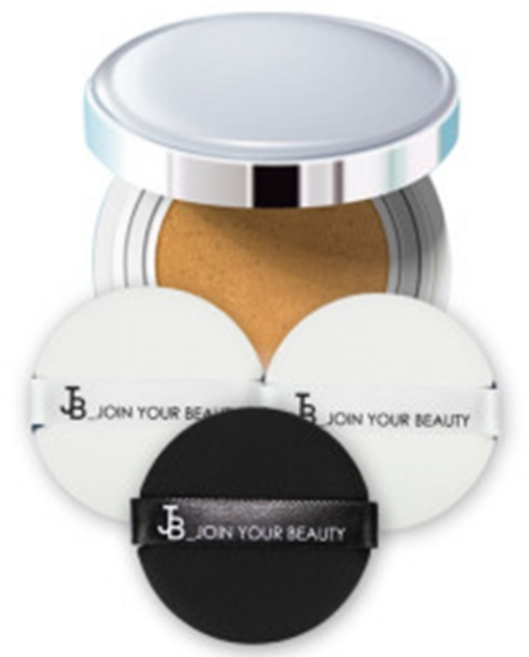 제이비 루비셀 대용량 화이트쿠션퍼프10P (지퍼백포장), 10개, 베이지