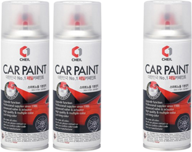 제일 YF쏘나타 WHC 화이트크리스탈 스프레이 306 + 투명스프레이 카페인트 도색 자동차 차량용, WHC 화이트크리스탈 스프레이(제일)+투명(제일), 1개