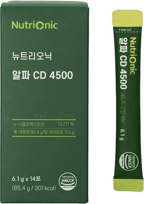 [국내 최고함량] 알파4500 알파CD 알파시디 알파씨디 알파시클로덱스트린, 1개, 85.4g
