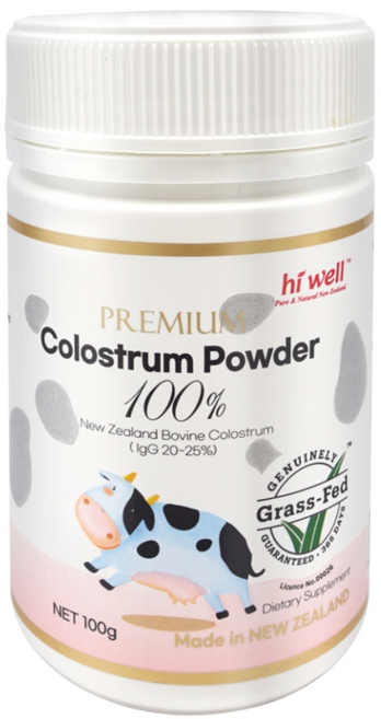 Hiwell colostrum powder 하이웰 초유 100% 분말 가루 이유식재료, 1개, 100mg