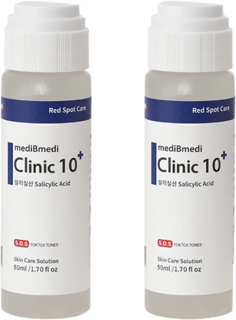 메디비 클리닉텐 플러스 톡톡이 좁쌀 화농성 붉은 스팟케어 스킨클리닉10 50ml, 2개 - 쿠팡
