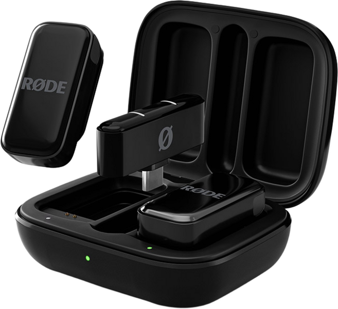 [RODE] Wireless Micro C타입 스마트폰용 고품질 컴팩트 초소형 무선 마이크, Black, Black