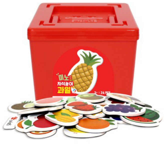 마그피아 아리아띠 미노 자석놀이 한조각 과일, 1개