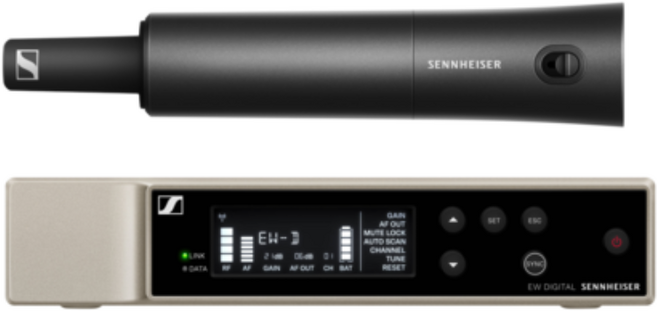 [Sennheiser] 젠하이저 EW-D SKM-S 디지털 무선 핸드헬드 송신기 세트(비허가대역: 925-937.5)